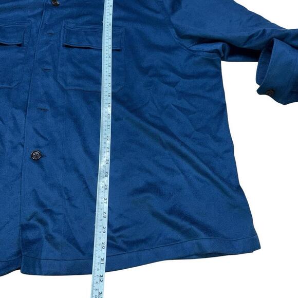 NWT Ermenegildo Zegna Blue 100% Cashmere Overshirt Jacket Made In Italy $2895 - Picture 13 of 13